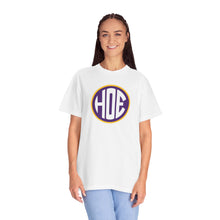 Load image into Gallery viewer, Purple &amp; Yellow HOE Unisex T-Shirt (Happiness Over Everything)