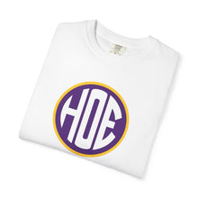 Load image into Gallery viewer, Purple &amp; Yellow HOE Unisex T-Shirt (Happiness Over Everything)