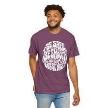 Load image into Gallery viewer, Be Safe Be Smooth Tee — Retro ‘Be Smooth and Have a Great Night’ Graphic T-Shirt