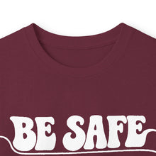 Load image into Gallery viewer, Be Safe, Be Smooth and Have a Great Night Long Sleeve Tee — Vintage Positive Graphic Shirt