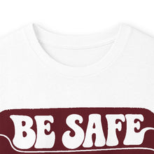 Load image into Gallery viewer, Be Safe, Be Smooth and Have a Great Night Long Sleeve Tee — Vintage Positive Graphic Shirt